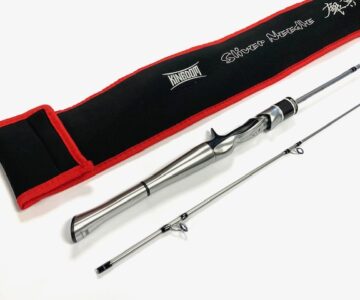 Kingdom Silver Needle two piece 5' 4" spinning rod with Fuji fittings