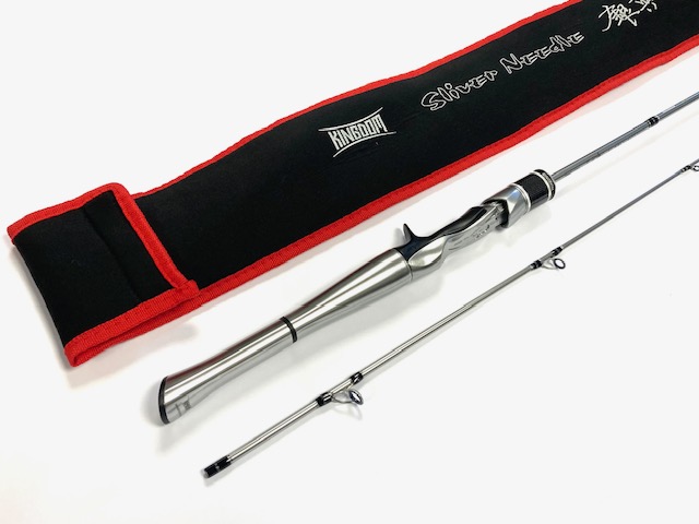 Kingdom Silver Needle two piece 5' 4" spinning rod with Fuji fittings