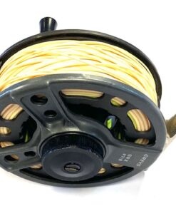 Alternative view of Greys GRX trout fly reel #7/8 loaded with floating line
