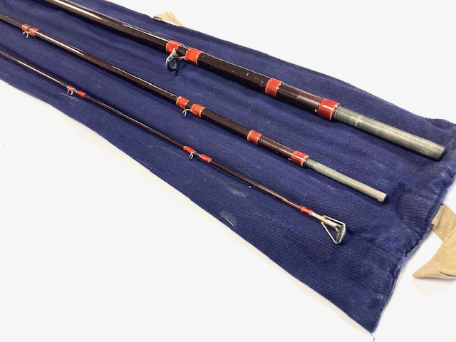 Hardy Graphite Deluxe Spey 3 piece 15' salmon fly rod line #10