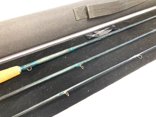 Alternative view of Sportfish DN Series 3 piece 9' 6" trout fly rod line #6 in case