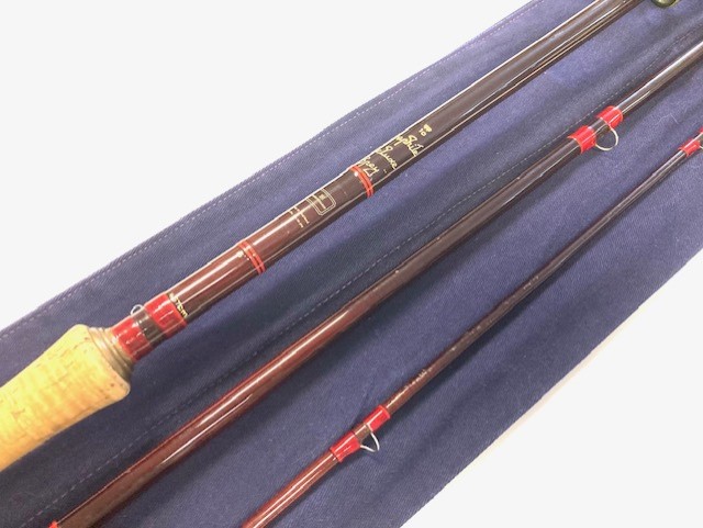Hardy Graphite De Luxe Spey 15' salmon fly rod line #10 with bag