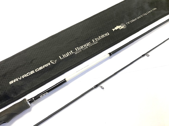Alternative view of Savage Gear Light Range Micro Lure 7'6" 5-12g two piece rod with bag