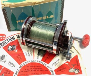 Alternative view of Penn Squidder 140M sea multiplier reel with box with instructions, conger, tope, shark