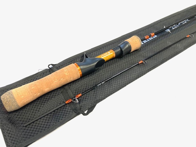 Kastking Zephyr 5'6" two piece jig spinning rod with bag