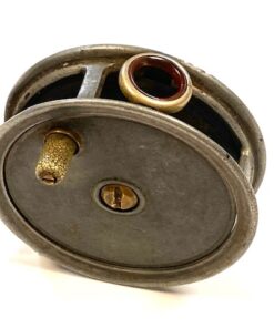 Artur Allan Glasgow 3.5" vintage trout fly reel with red agate line guard