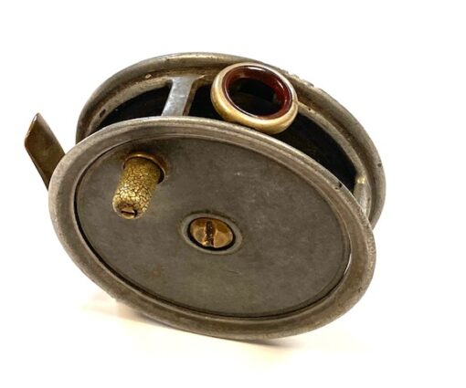 Artur Allan Glasgow 3.5" vintage trout fly reel with red agate line guard
