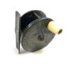 Farlow brass 2.5" platewind reel with fish trade mark early reel