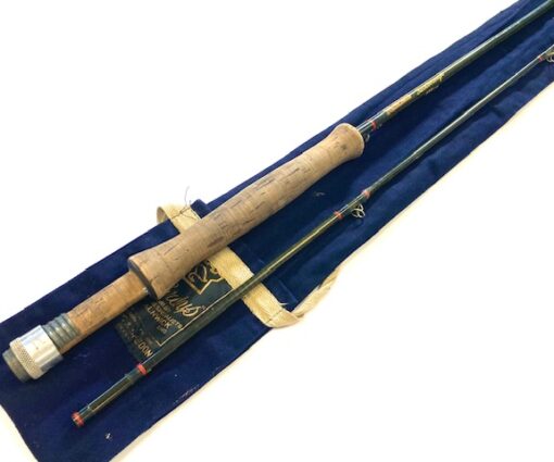 Hardy Richard Walker 9' two piece Farnborough trout fly rod with bag line #7/8