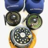 Pair of Ron Thompson 3" Dynamic 8/9 trout fly reel with pouch plus Pflueger reel