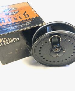 J.W Young of Redditch “The Beaudex” 4” medium width trout / salmon drum classic alloy fly reel