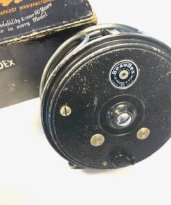 Alternative view of J.W Young of Redditch “The Beaudex” 4” medium width trout / salmon drum classic alloy fly reel