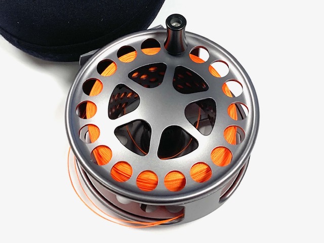 Lamson Litespeed 4.5 Hard Alox salmon fly reel with neoprene case