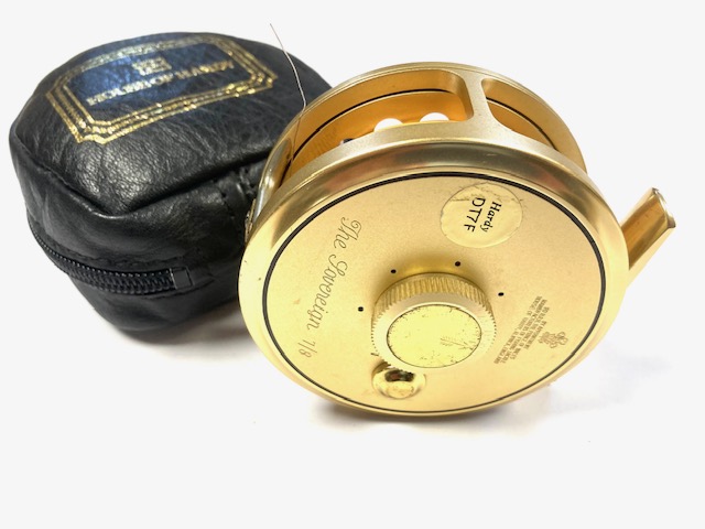 Bobine Mouche HOUSE OF HARDY 'THE SOVEREIGN' 7/8 - Avec étuis Cuir Et Bobine De Rechange - Vintage
