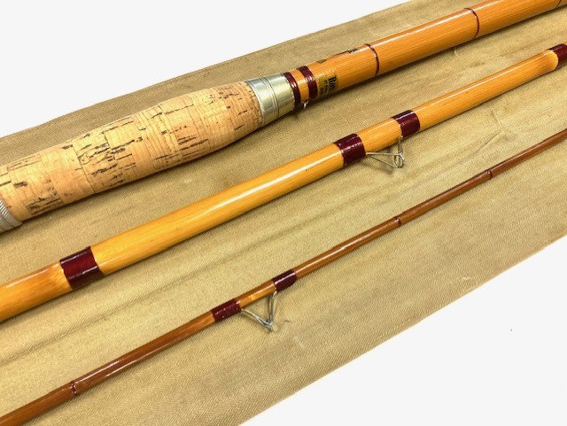 Alternative view of Dawson of Bromley 14' whole and built cane coarse float fishing rod
