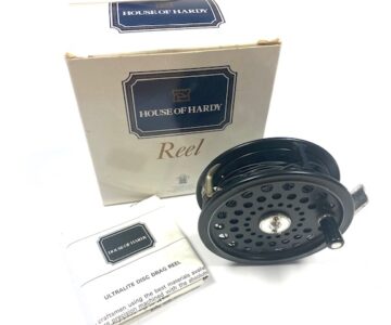 Hardy Ultralite Disc #7 trout fly reel with box & instructions