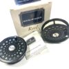 Hardy Ultralite Disc #7 trout fly reel with s/spool, instructions and box