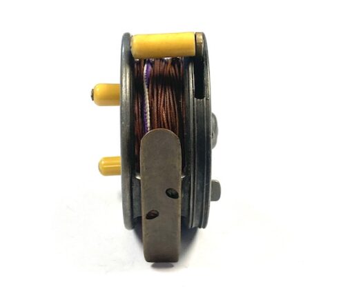 Alternative view of Hardy Silex Major 2 7/8" vintage fly reel with early turning regulator