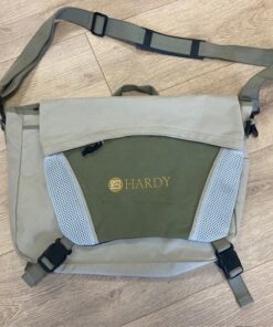 House of Hardy green / beige fishing satchel with shoulder strap