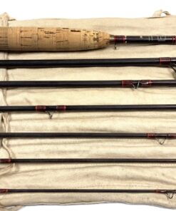 Hardy Graphite Smuggler 8′ 2-1/2″ travel 7 piece trout fly rod #6 with bag