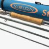 Vision Stillmanic 4 piece 9′ 9" line #6 trout fly rod in case Mint