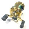 Shimano Calcutta 400 multiplier sea reel with gold finish
