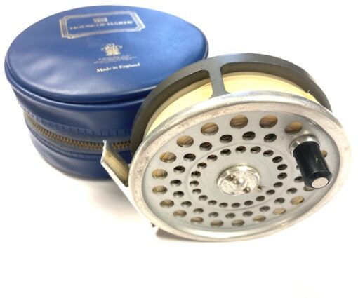 Hardy Marquis #8/9 trout fly reel with Hardy pouch