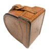 Hardy block leather reel case for Perfects etc up to 3 1/8" diameter