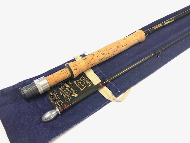 Hardy Richard Walker Farnborough 2 piece 9' trout fly rod line 7/8 with bag