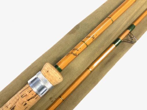 Hardy The County Palakona 8′ 6″ 2 piece cane spinning rod salmon pike carp with bag