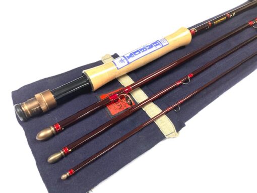 Hardy Pall Mall Carbon Exclusive 4 piece 9' trout fly rod line #7/8 with bag mint