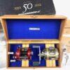 Abu 1952 - 2002 Anniversary edition #142/1800 pair of multiplying reels with wooden box unused mint condition