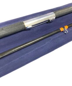 Alternative view of Hardy Victor 12′ two piece vintage glass fibre beach casting rod bass pollack cod tope with bag