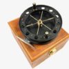 Fred Crouch Traditional 'The Jet' Black Centrepin Fishing Reel with Wooden Box Mint