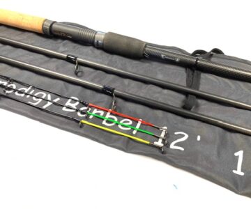 Greys Prodigy Barbel 12′ twin top carbon rod + 3 tips, with bag