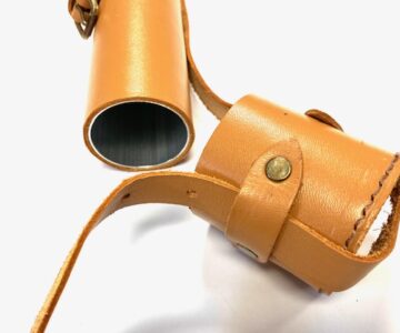 Hardy Leather rod with strap and buckle tube 147cm - (a)