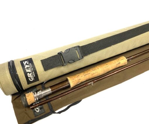 Greys Greyflex M2 9′ 6" three piece carbon trout fly rod #6/7 with tube