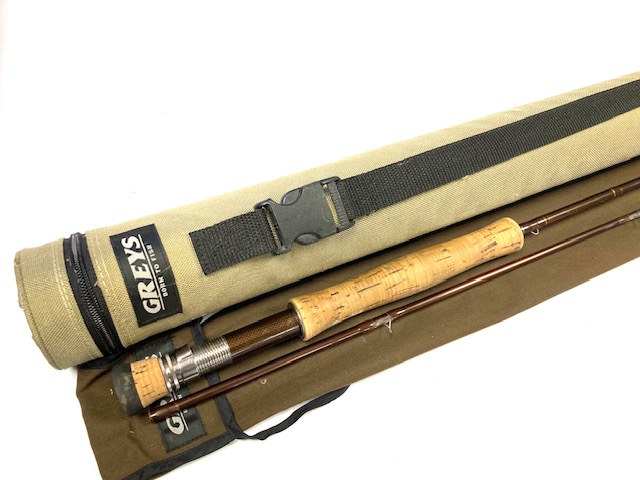 Greys Greyflex M2 9′ 6" three piece carbon trout fly rod #6/7 with tube