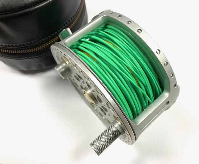 Hardy Angel 11/12 reel alloy salmon fishing reel 4.25″ with line