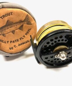 T Juracsik Tibor Billy Pate Tarpon Anti Reverse fly reel with original early reel case