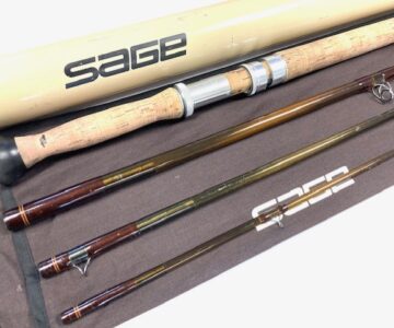 Sage Graphite 3 GFL 15’ salmon fly rod for line #10, makers original bag & Sage alloy tube