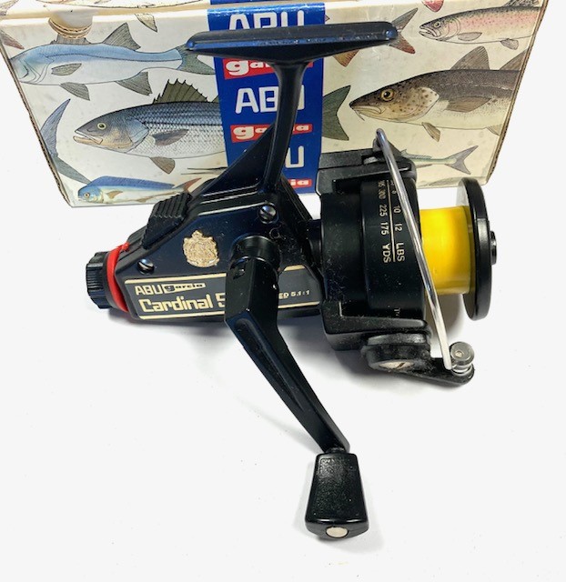 湖や本流、トラウト・イトウ・シーバスに ABU Cardinal 55 Abu Garcia Cardinal 55 Fixed Spool Spinning Reel Unused With Box