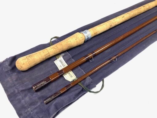 Bruce & Walker Highlander 12′ three piece salmon fly rod line #5/6 with bag