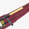 Aiken carbon two piece 10' trout fly rod with original rod bag fine condition