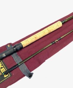 Aiken carbon two piece 10' trout fly rod with original rod bag fine condition