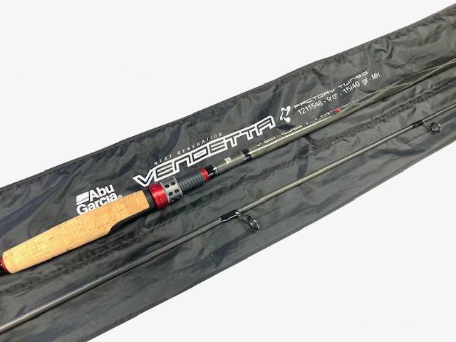 Alternative view of Abu Vendetta 9' rod 15/40g two piece jig / spinning rod with original bag MINT