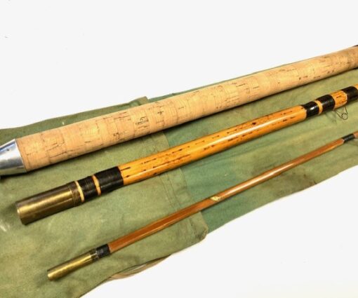 Milwards Senior Featherlite three piece 14' Spanish and cane coarse float fishing rod rare