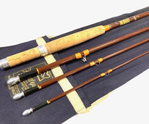 Hardy Smuggler Fibalite 8' line #6 travellers rod with bag