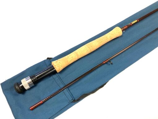 McHardys Carlisle 8' 6" Carbon Fibre two piece trout fly rod line #4/6 with bag