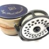 Hardy Viscount 130 trout fly reel with Hardy reel case